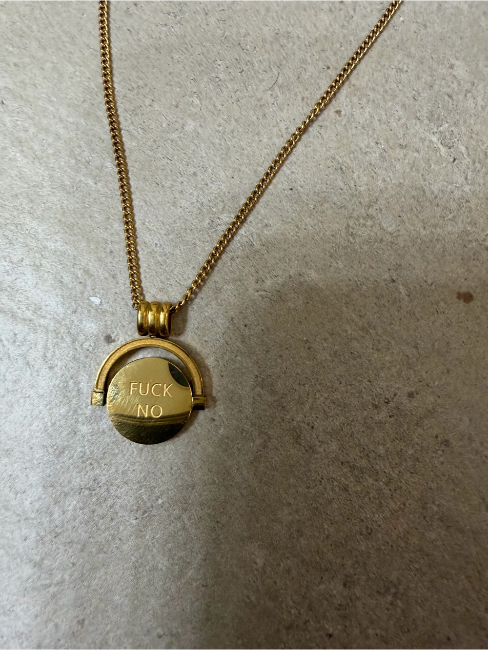 Hoops & Chains Urban Outfitters spinner necklace sold out online! - Picture 3 of 5